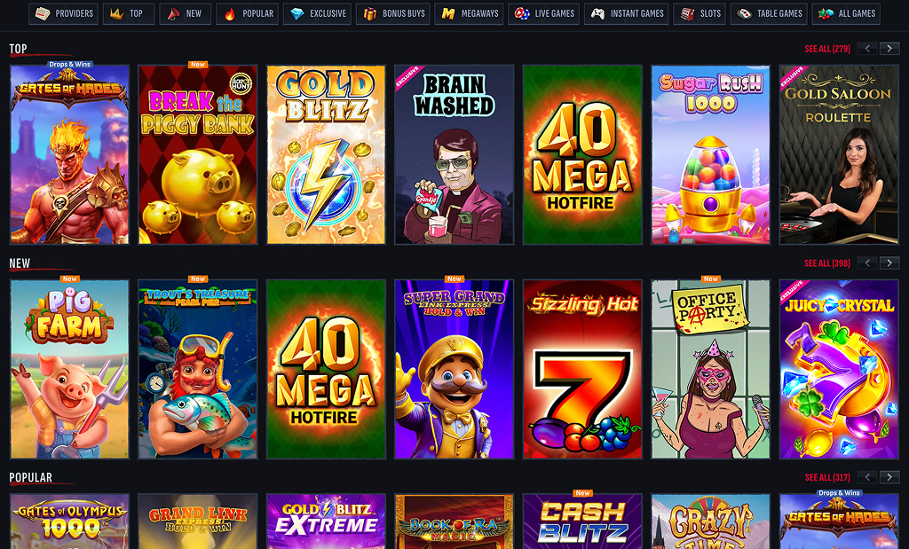Mafiacasino Spielangebot - Top Slots